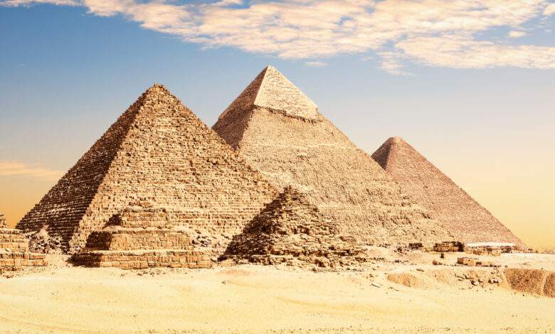Les grandes pyramides d'Egypte