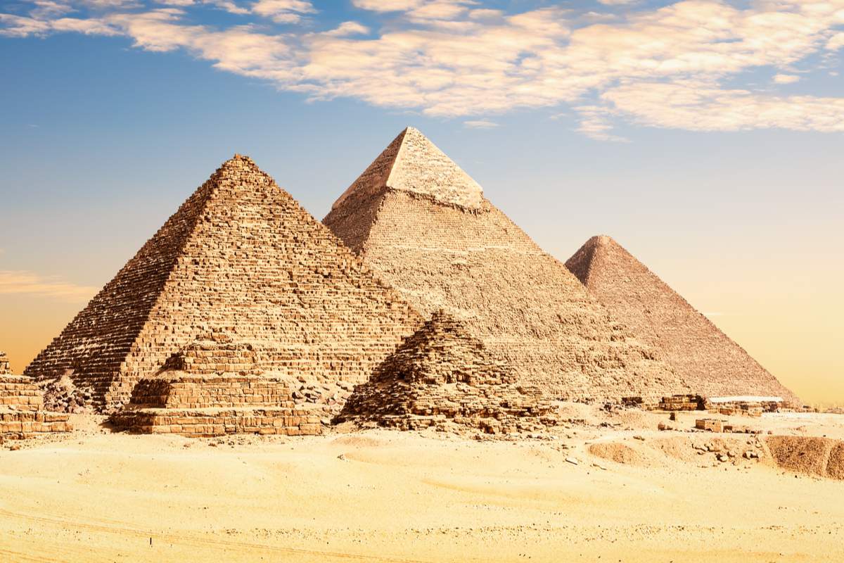 Les grandes pyramides d'Egypte