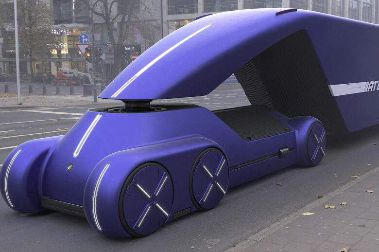 Deux designers russes dévoilent un concept de semi-remorque Tesla 100% autonome