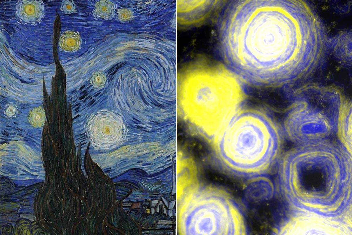 Une bactérie mutante a accidentellement recréé l’un des tableaux les plus emblématiques de Van Gogh