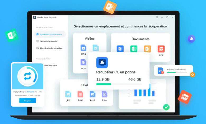 Wondershare Recoverit : le logiciel de récupération de données perdues ou supprimées