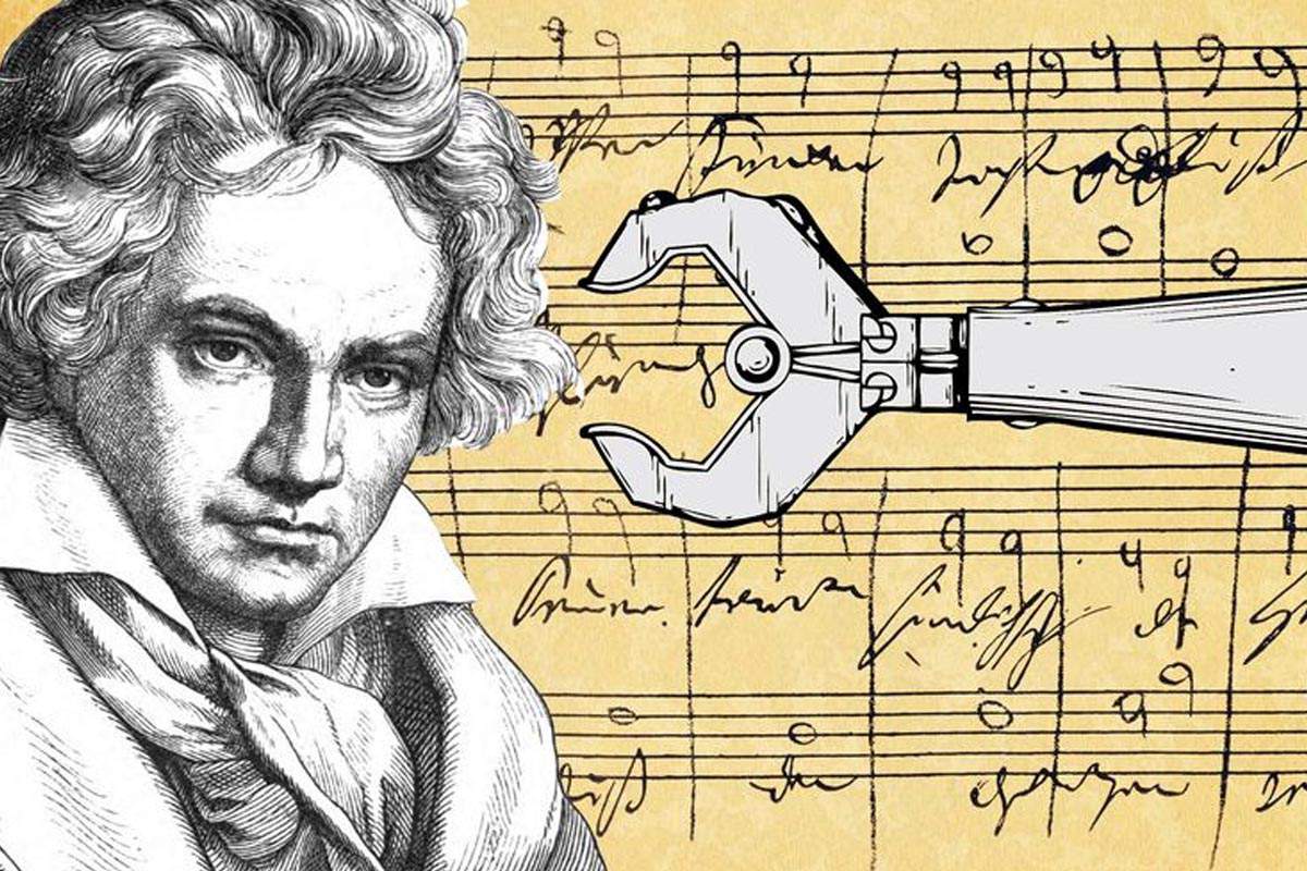 Une intelligence artificielle complète la 10ème symphonie inachevée de Beethoven