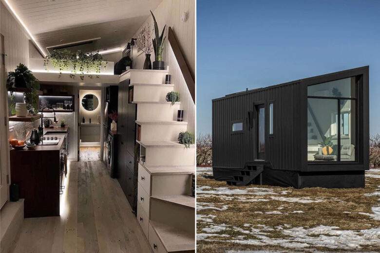 LUNA, une étonnante tiny-house de 24 m² parfaitement aménagée comme une vraie maison