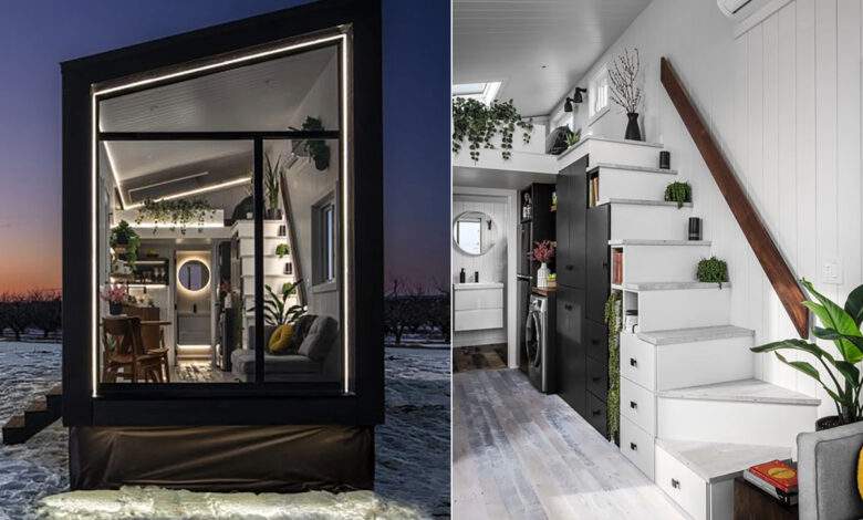 LUNA, une étonnante tiny-house de 24 m² parfaitement aménagée comme une vraie maison