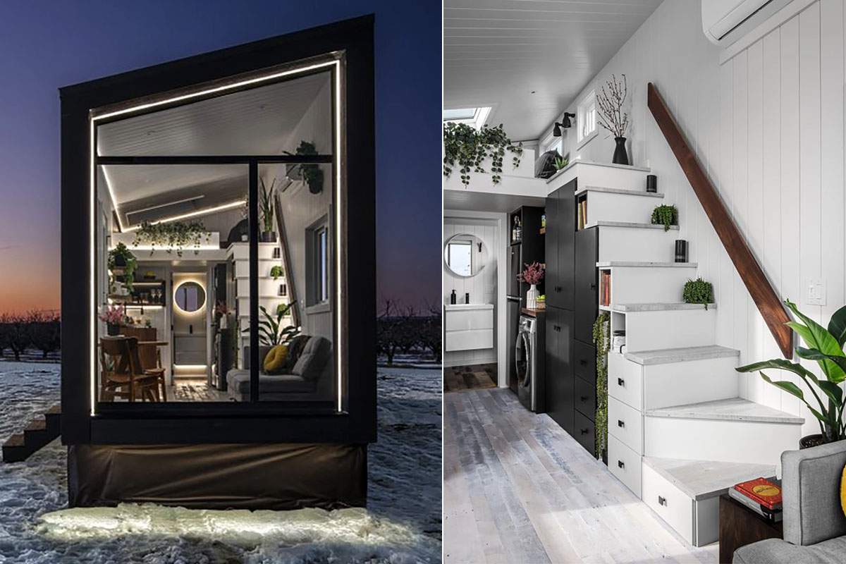 LUNA, une étonnante tiny-house de 24 m² parfaitement aménagée comme une vraie maison