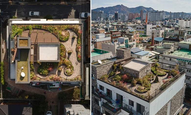 La Corée teste une maison de retraite aux toit et murs végétalisés et colorés