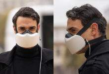 Une start-up lyonnaise Airxôm dévoile un masque anti covid innovant au CES 2022.