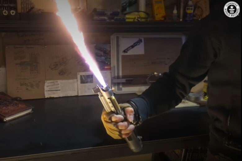 Un sabre laser fonctionnel