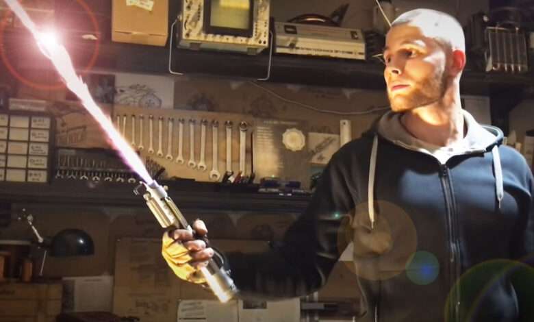 Un sabre laser fonctionnel