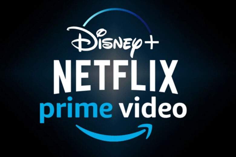 Logo Prime Video, Disney+ et Netflix