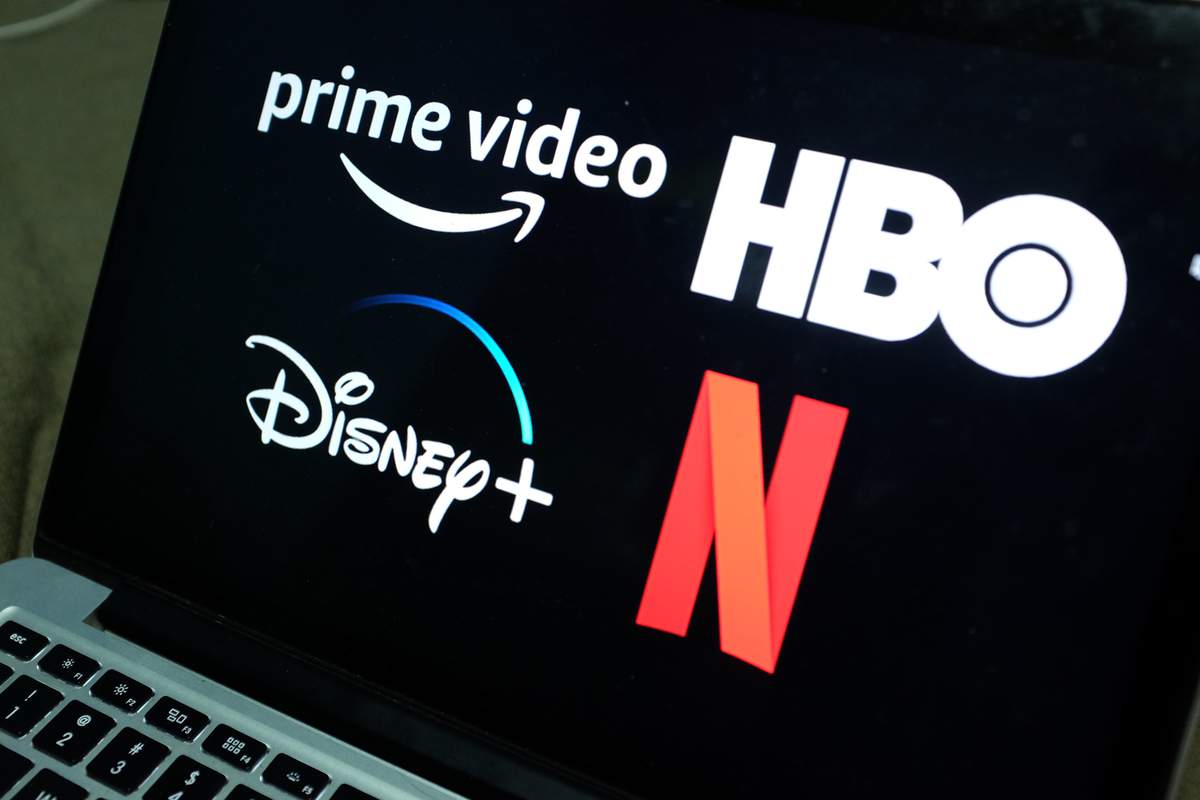 Logo Prime video, HBO, Disney+ et Netflix
