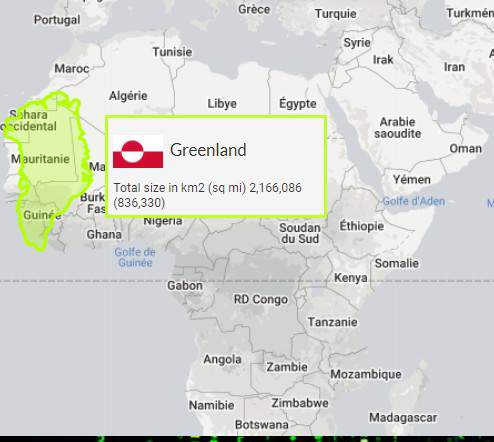 Cartes du monde : découvrez la vraie superficie des pays ! Comparez avec  notre carte interactive.