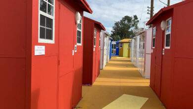 Des Tiny Houses colorés pour les sans abris