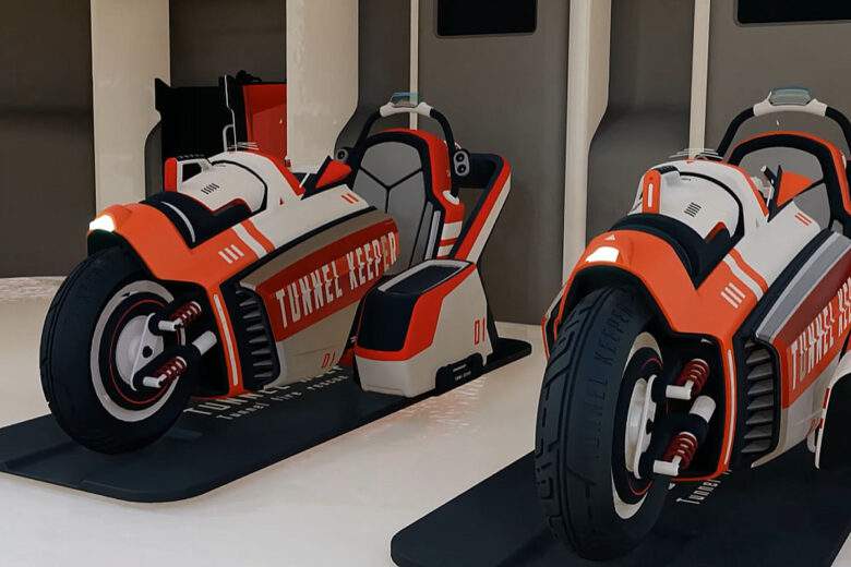 Une moto électrique pour lutter contre les incendies dans les tunnels