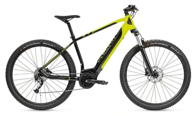 Vélo électrique PEUGEOT VTT EM02 ACTIVE PLUS - TAILLE 44 VERT 500 WH