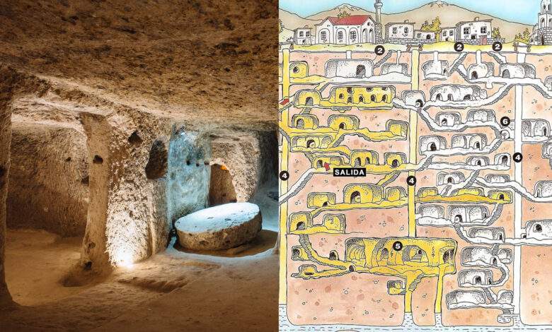 Turquie : il abat un mur et découvre une ville souterraine de 18 niveaux pouvant accueillir 20 000 habitants
