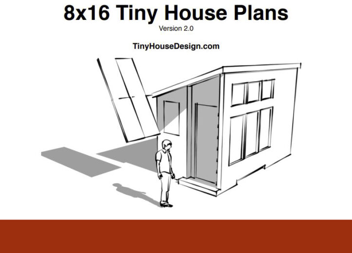 Plan de la Tiny House Solaire V.2 (8x16)