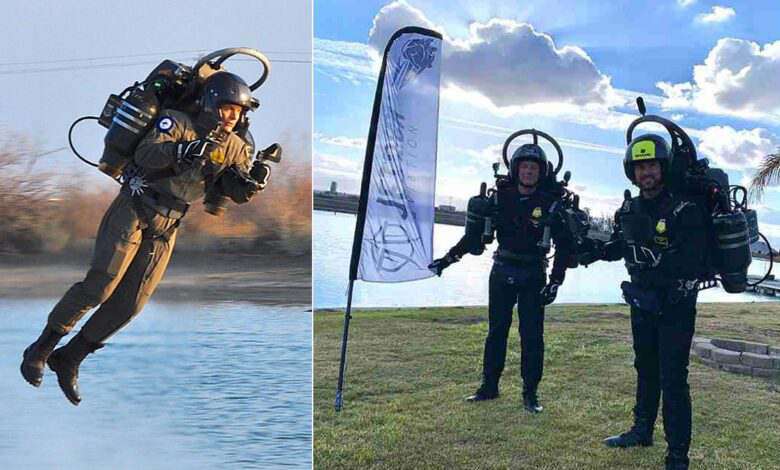 Pilotes de jetpack