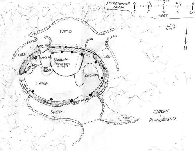 Plan de la maison de Simon Dale