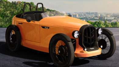 Le roadster Patak Motor en orange