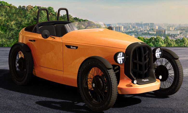 Le roadster Patak Motor en orange