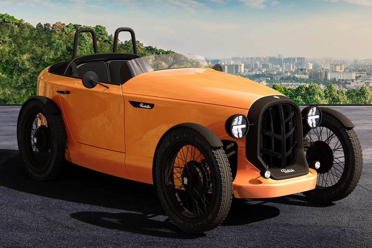 Le roadster Patak Motor en orange