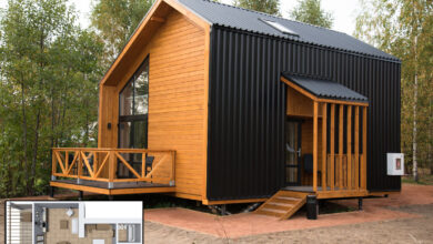 Une tiny house avec plan gratuit