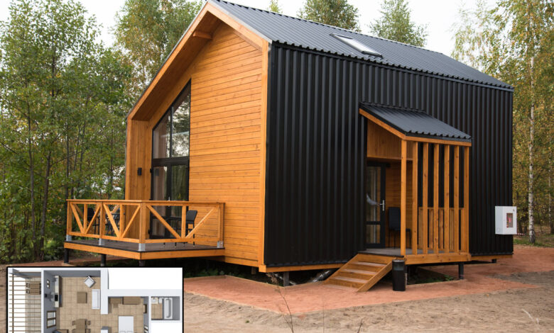 Une tiny house avec plan gratuit