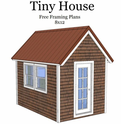 Plan de la Tiny House V1 (8x12)