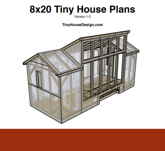 La Tiny House Solaire avec pignons (8x20)
