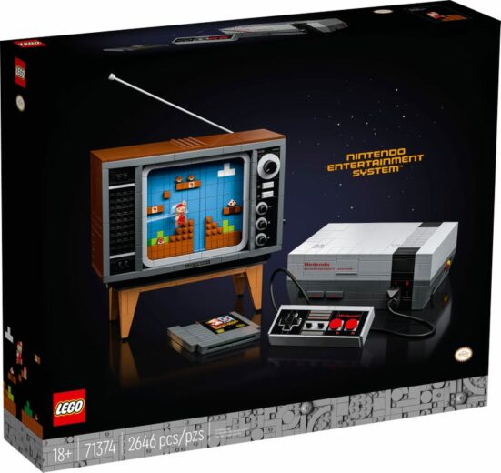 Boite du Nintendo Entertainment System™ en LEGO