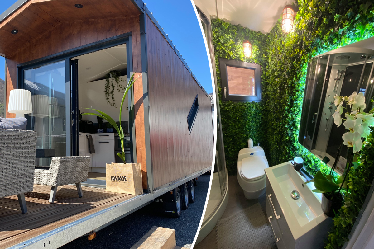 La Tiny House "La Dejessi" avec terrasse et salle d'eau végétalisée