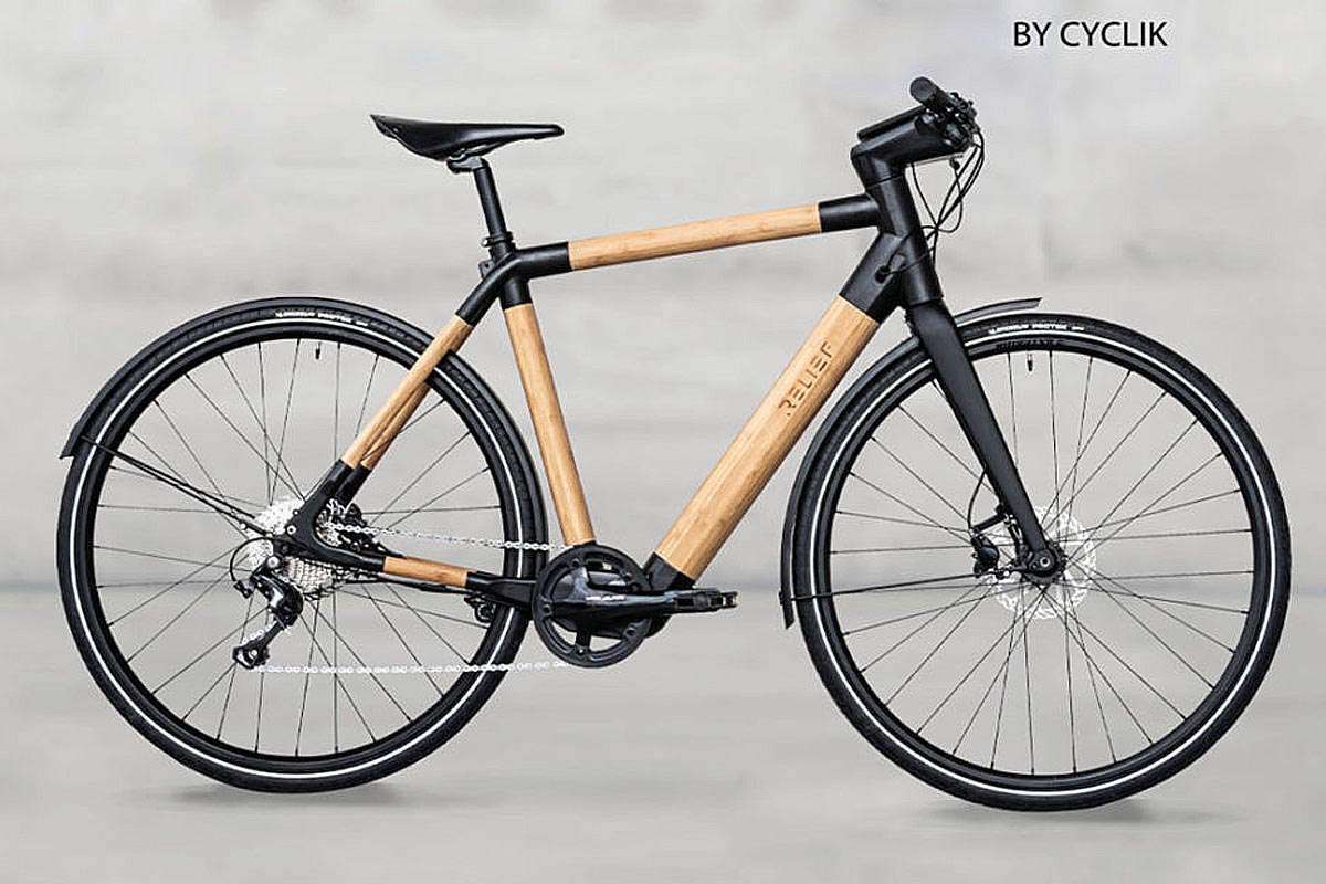 Le vélo en bambou Relief de Cyclik