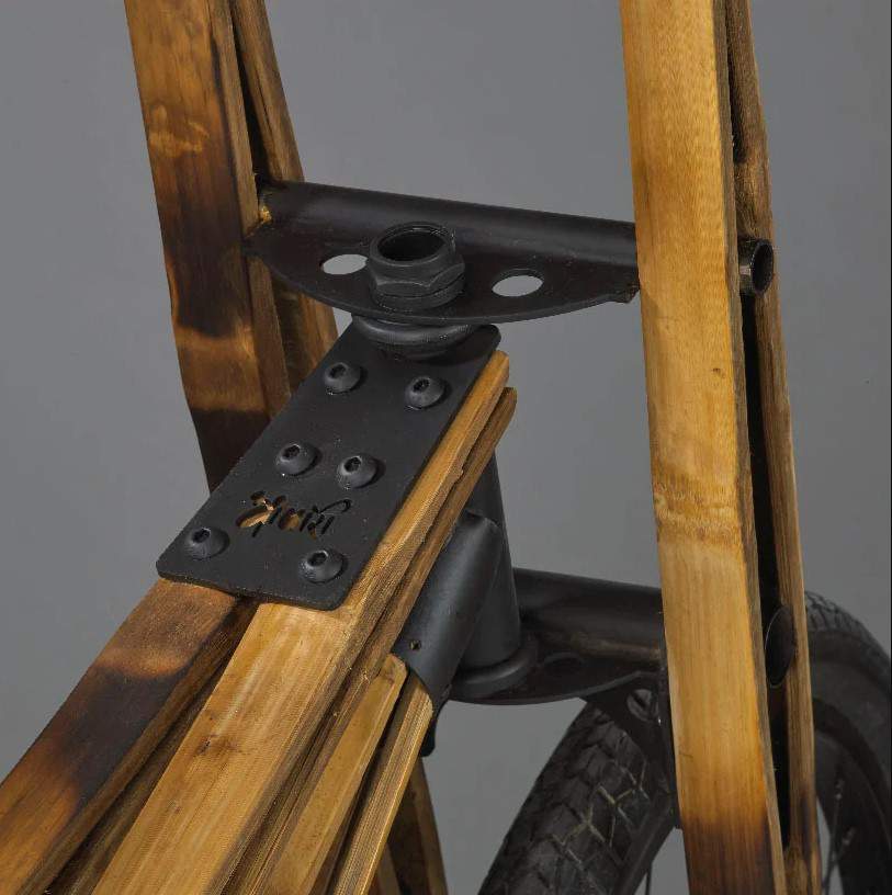 Un kit pour fabriquer soi-même un vélo cargo électrique en bambou et en lin  (jusqu'à 250 kg de marchandises) - NeozOne