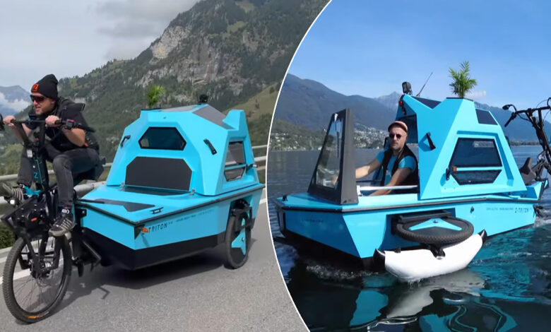 Le Z-TRITON 2.0, un vélo qui se transforme en bateau