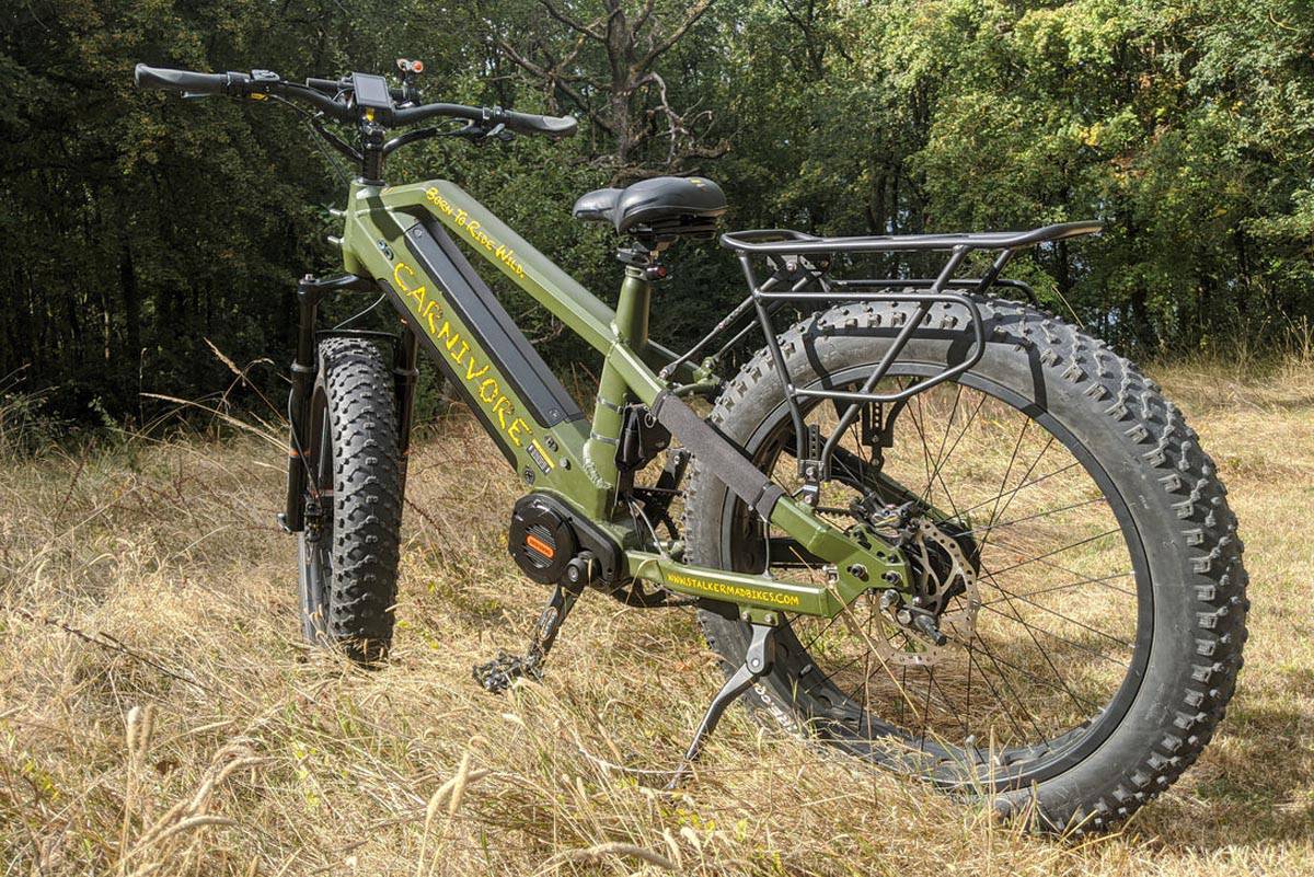 CARNIVORE by STALKER Mad Bike® - Le Fat Bike Électrique le Plus Puissant au Monde 1000W 48V 30Ah 160Nm 120km d'autonomie