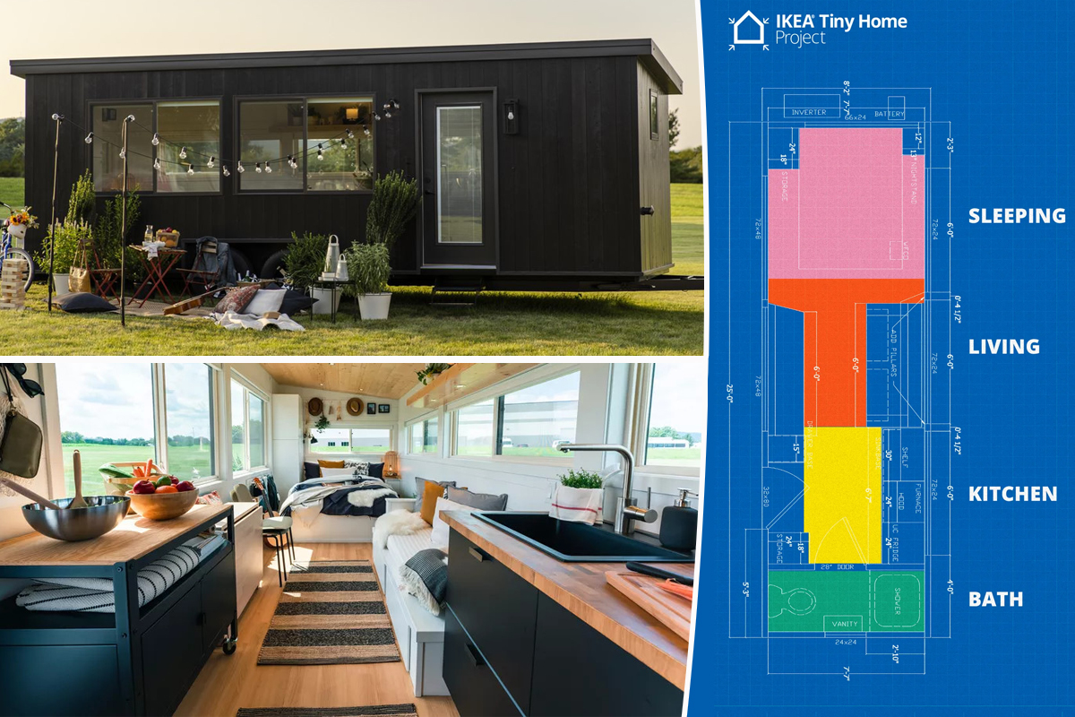 La Tiny House IKEA avec plan