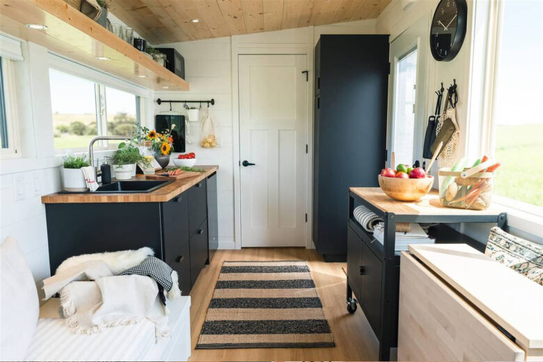 L'intérieur de la Tiny House IKEA