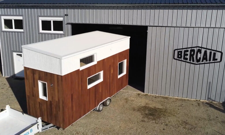 La première Tiny House Bercail sort de l'atelier