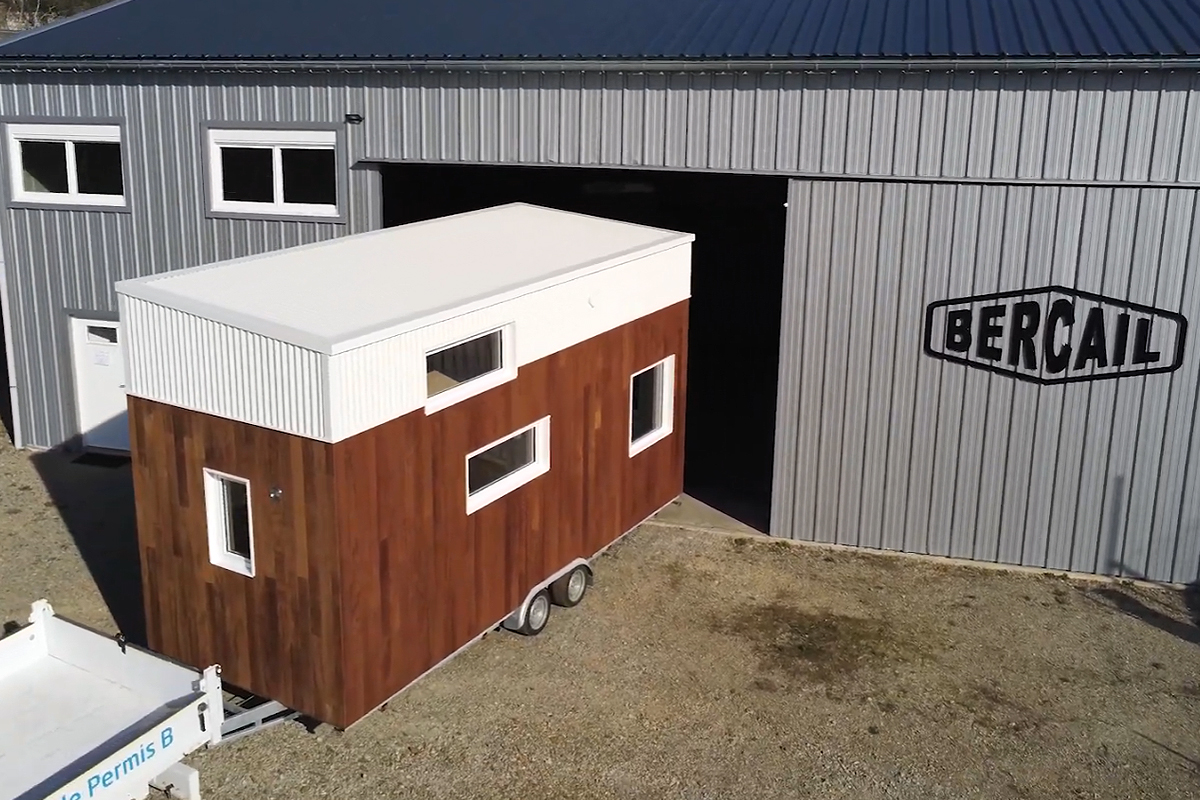 La première Tiny House Bercail sort de l'atelier