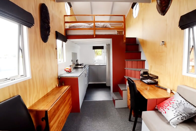 L'intérieur de la Tiny House à 16 000 euros