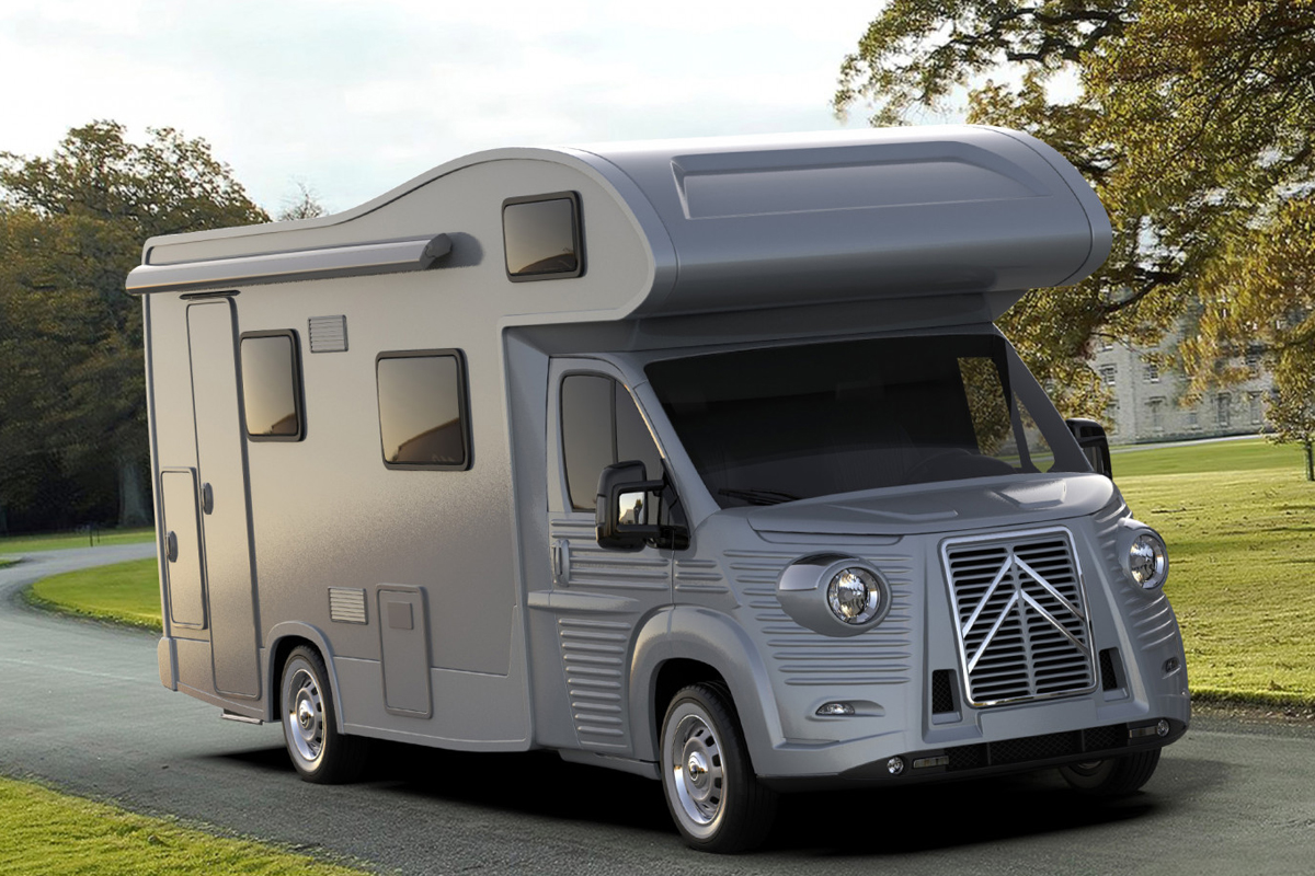 Un camping Car Citroën Type H