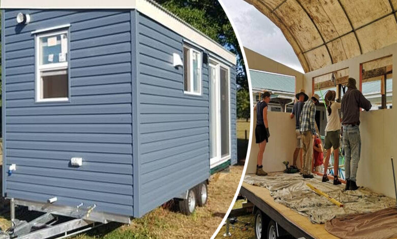 16 étudiant ont construit une Tiny House en 7 jours