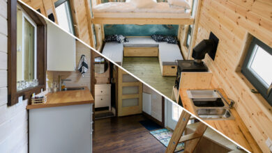 L'intérieur de deux Tiny House