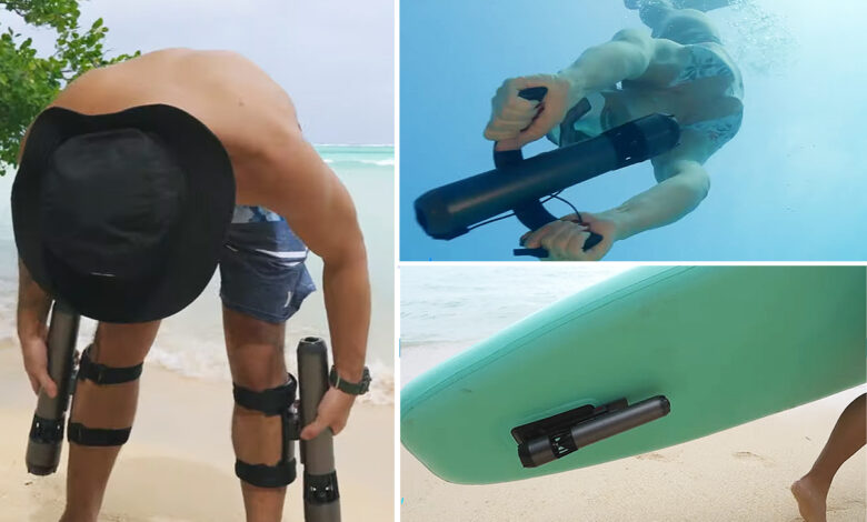 Un jetpack sous-marin multifonction