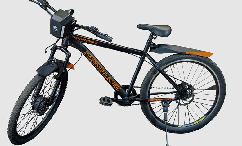 Un vélo équipé du kit EasyKit