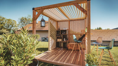 Une pergola La French Cabane