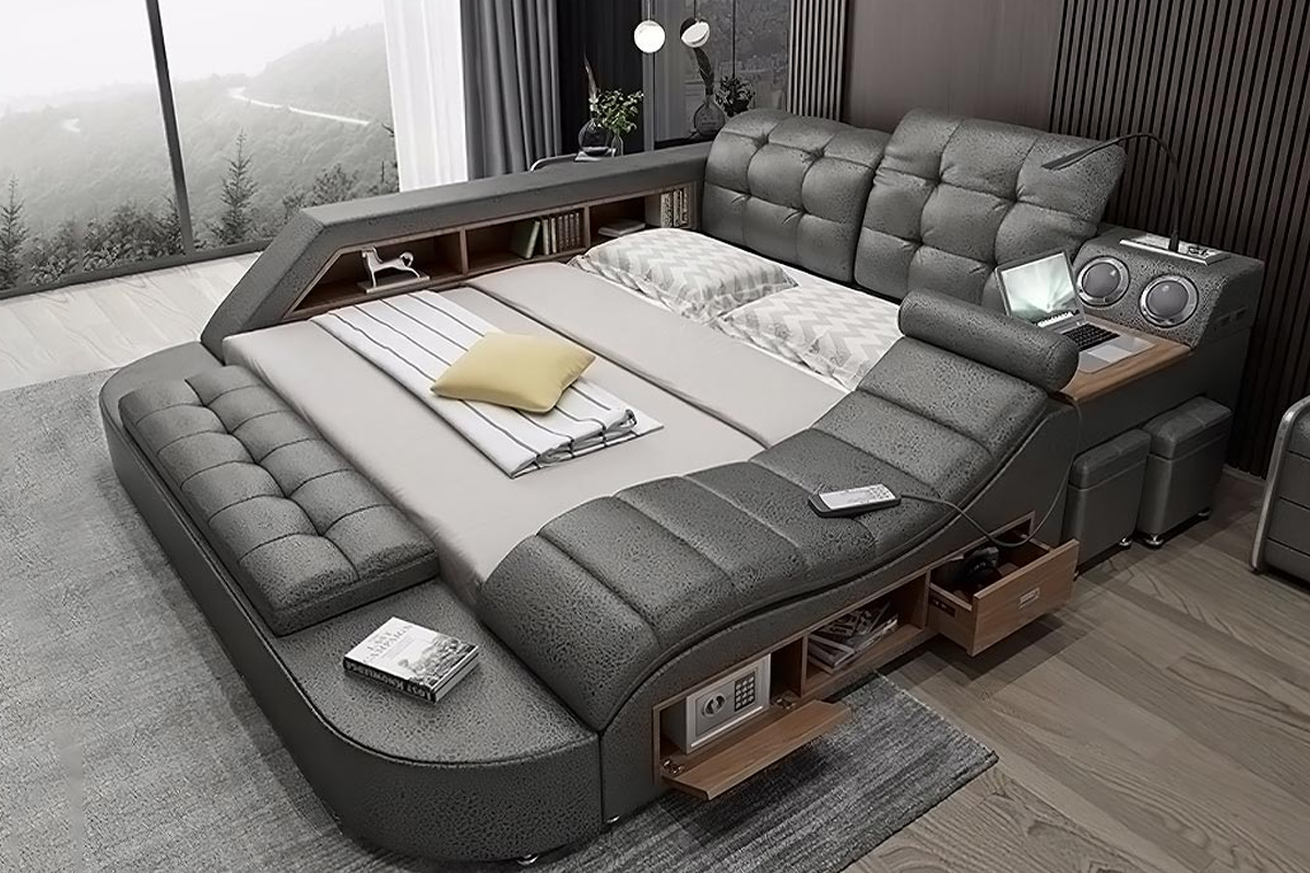 Hariana Tech Smart Ultimate Bed : un lit ultra futuriste et multifonction !  Mais est-ce vraiment encore un lit ? - NeozOne