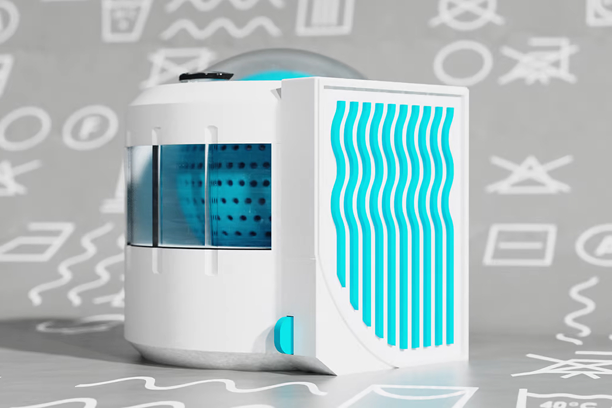 L'invention d'une machine à laver électrique « pop-up » et portable en  forme de gobelet - NeozOne