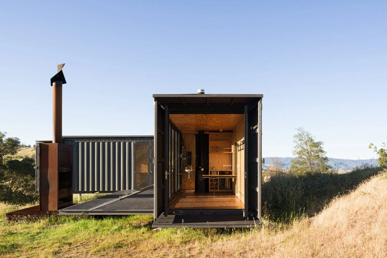 La maison container de coté